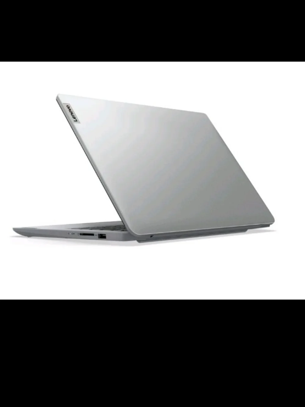 Lenovo Laptop in Silver-Gray Finish with Compact Design